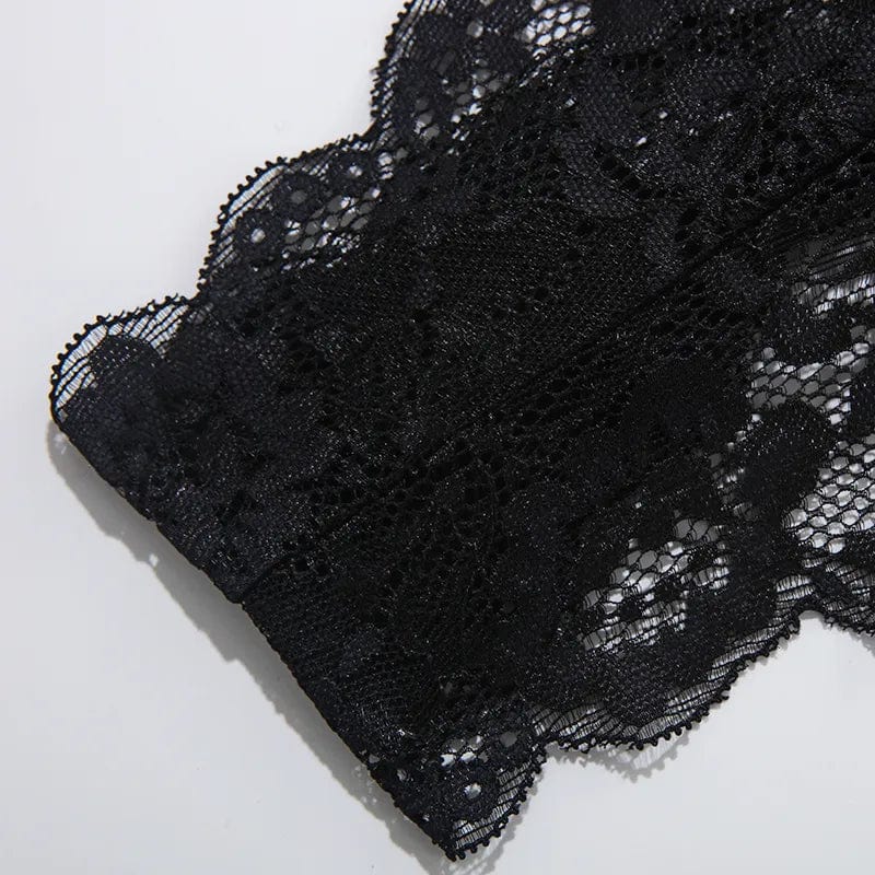 Body with lace finish