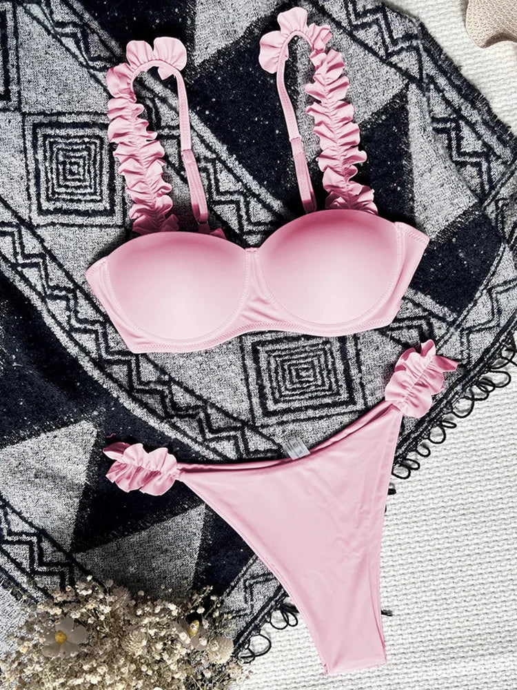 Maillot de bain push-up deux pièces