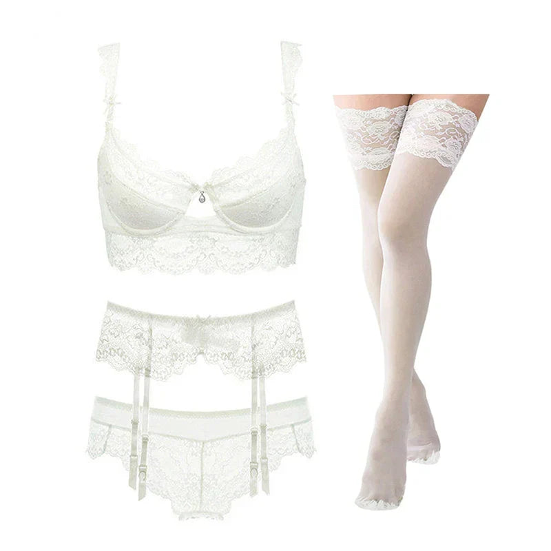 Lace set with stockings
