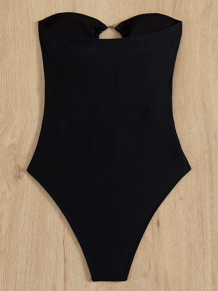 Maillot de bain une pièce avec des anneaux