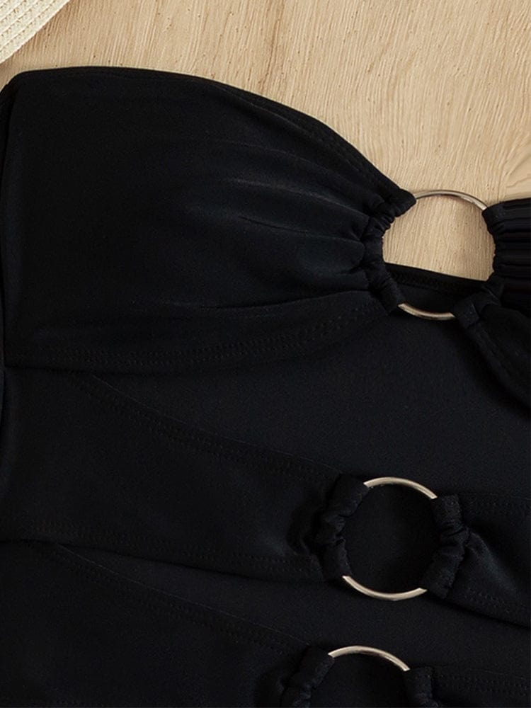Maillot de bain une pièce avec des anneaux
