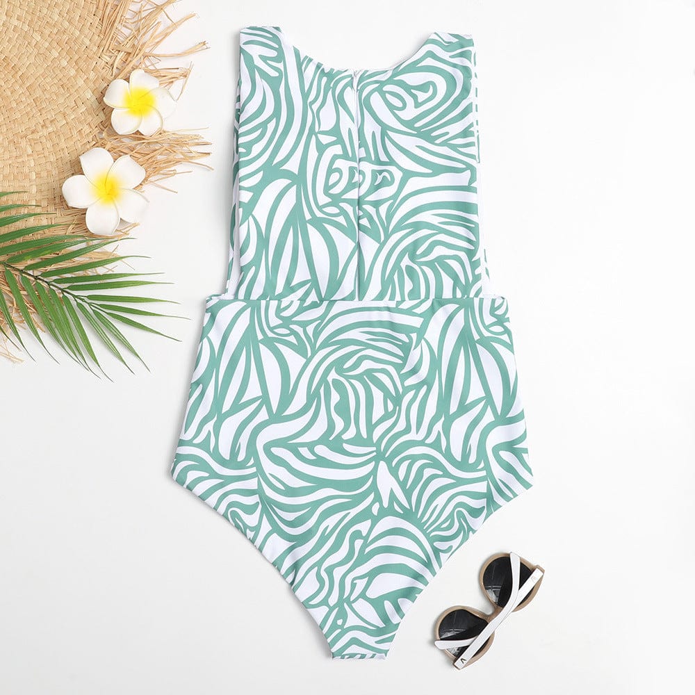 Maillot de bain une pièce taille haute