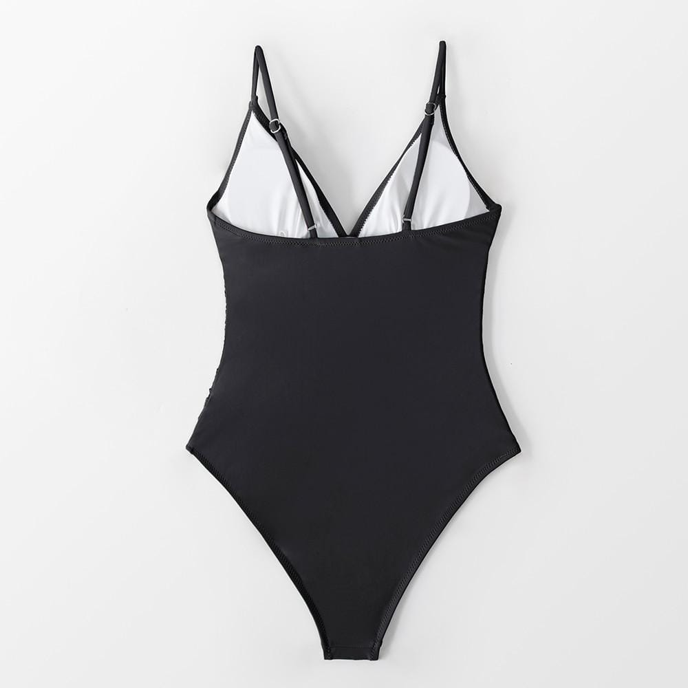 Maillot de bain une pièce taille haute