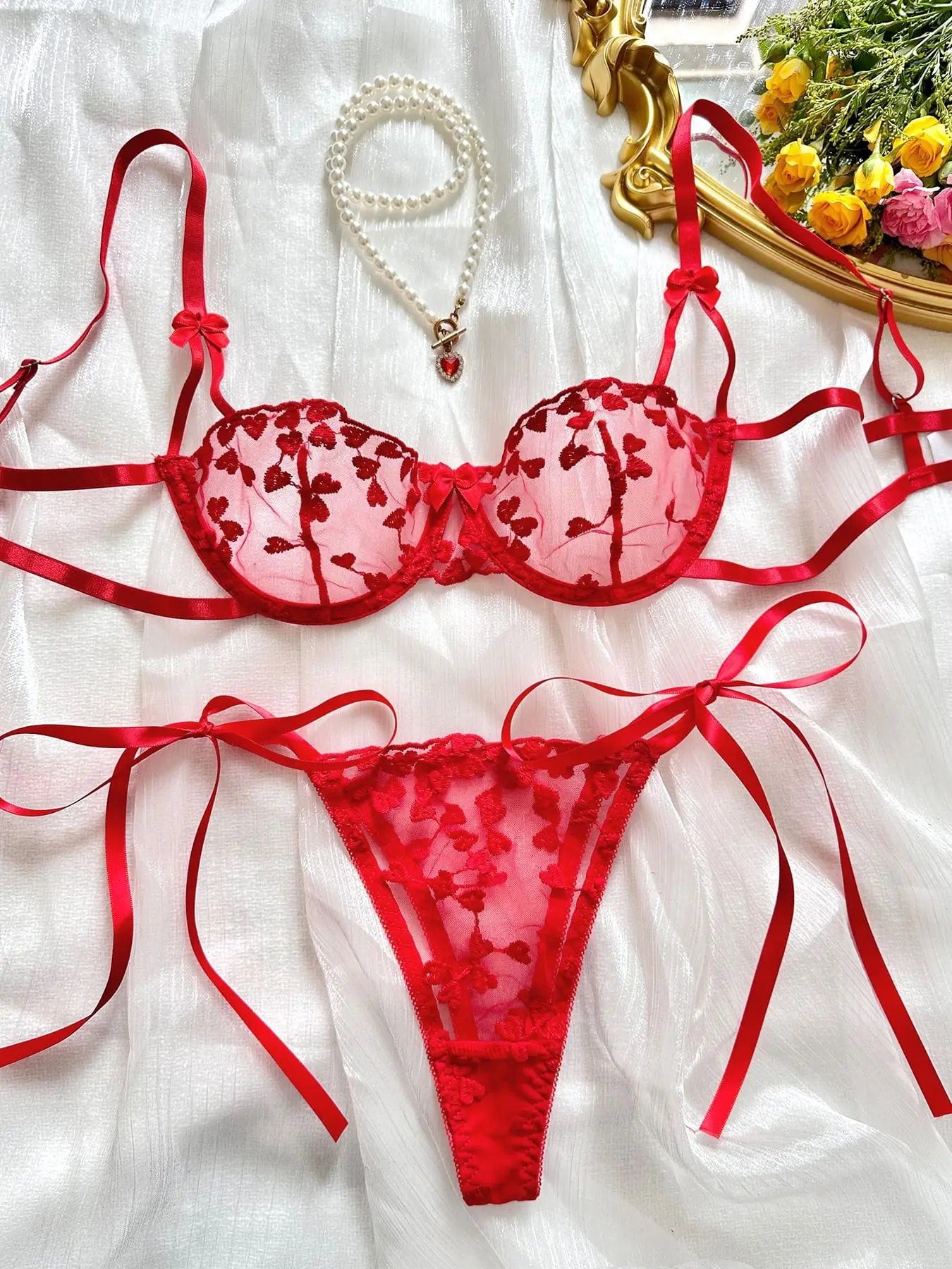 Ensemble de lingerie taille haute