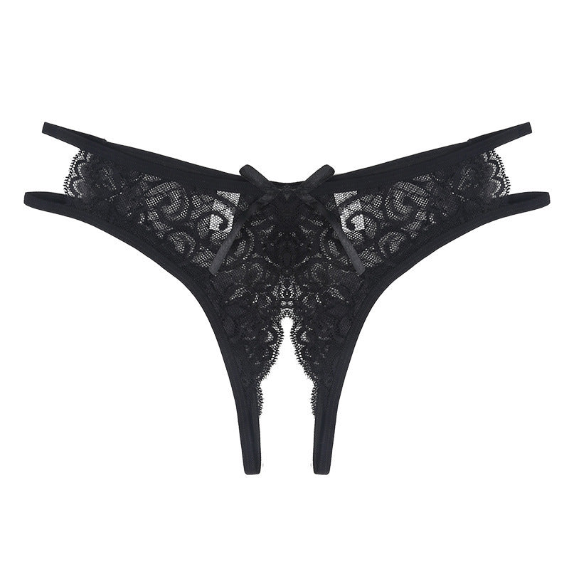 String sexy avec ouverture à l'entrejambe