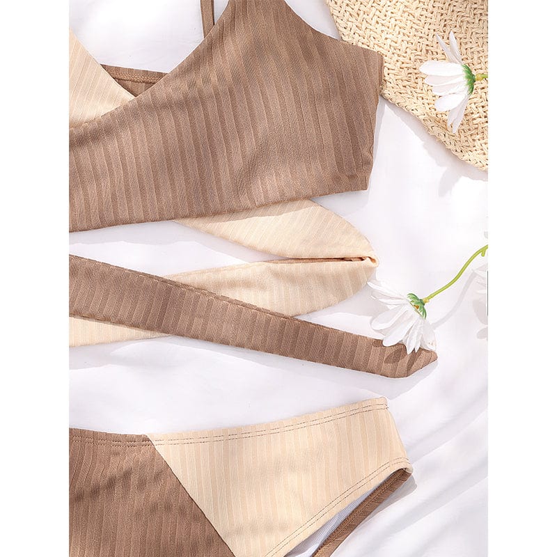 Bikini deux pièces taille haute