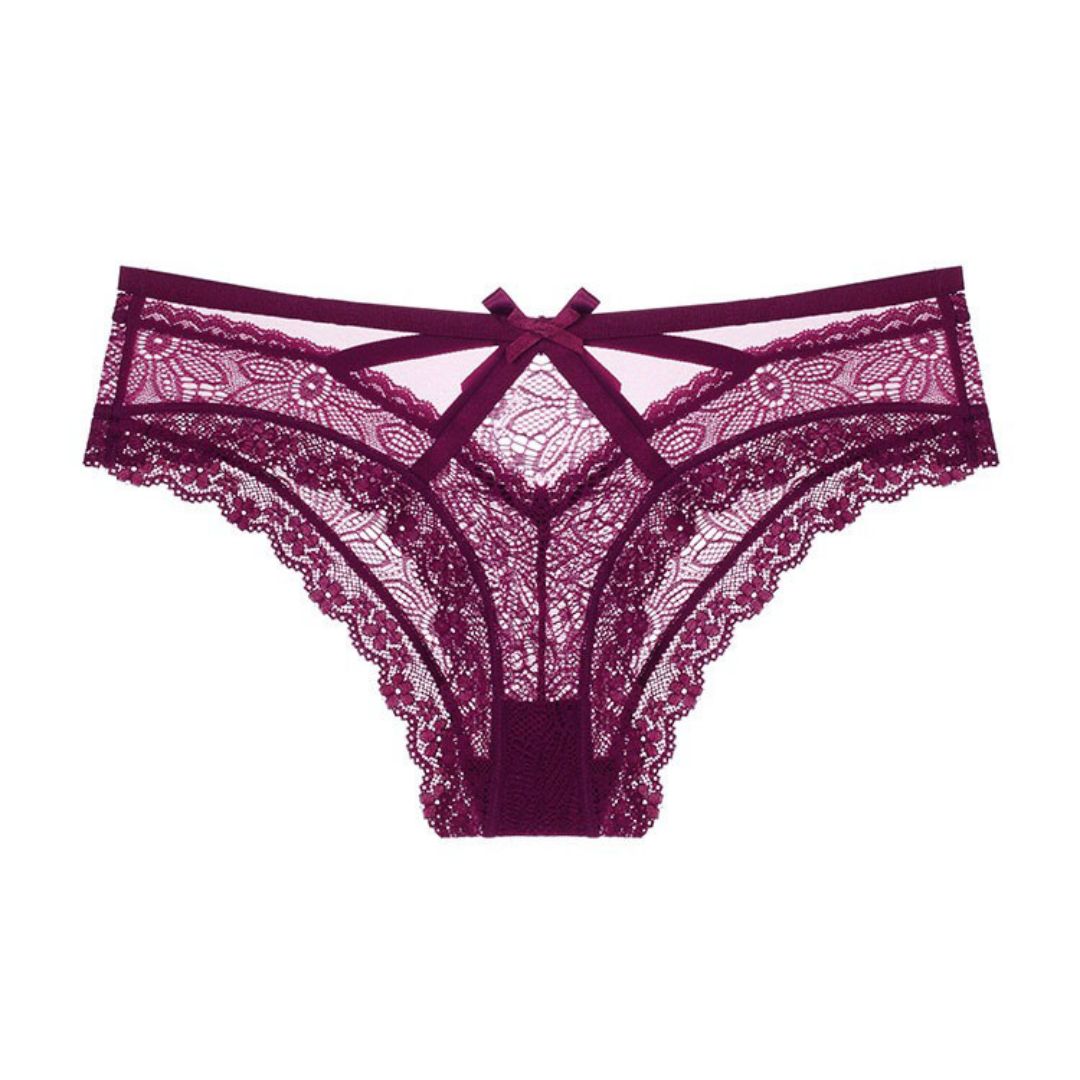 Culottes en dentelle avec des nœuds