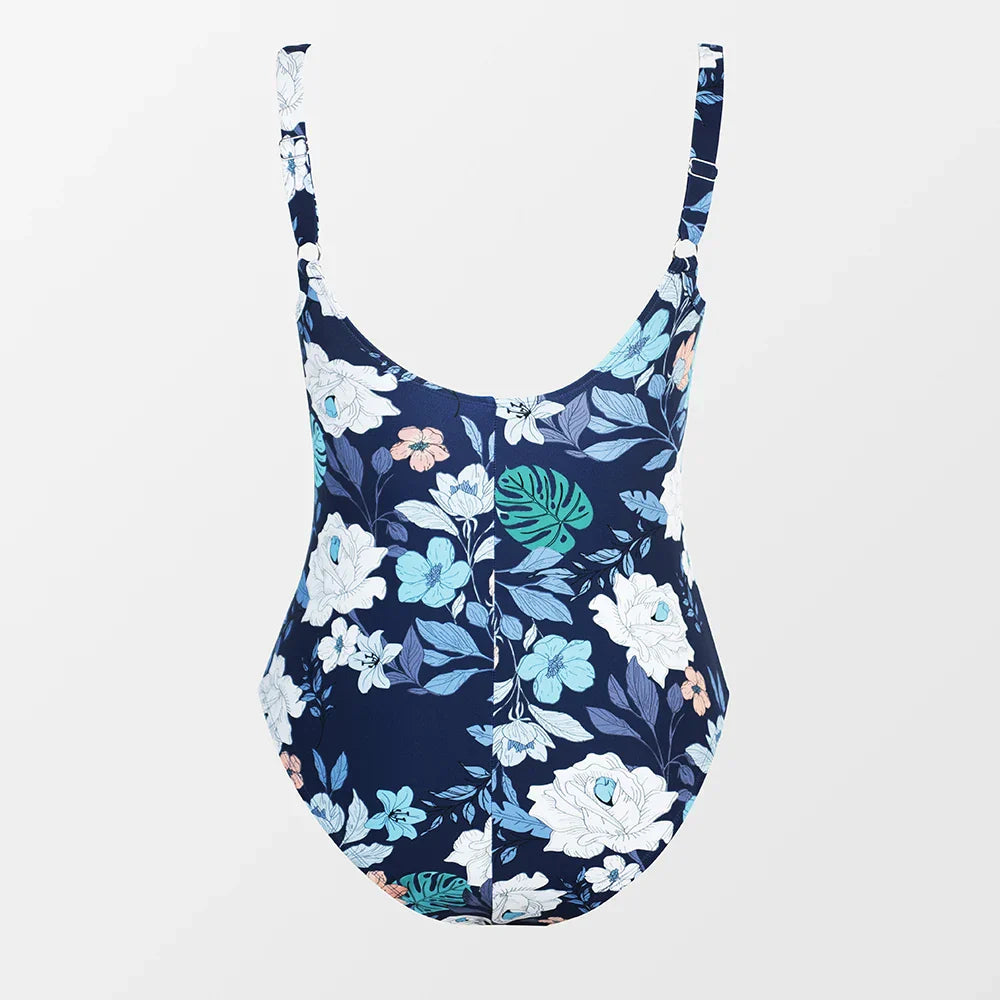 Maillot de bain une pièce avec un décolleté en V profond