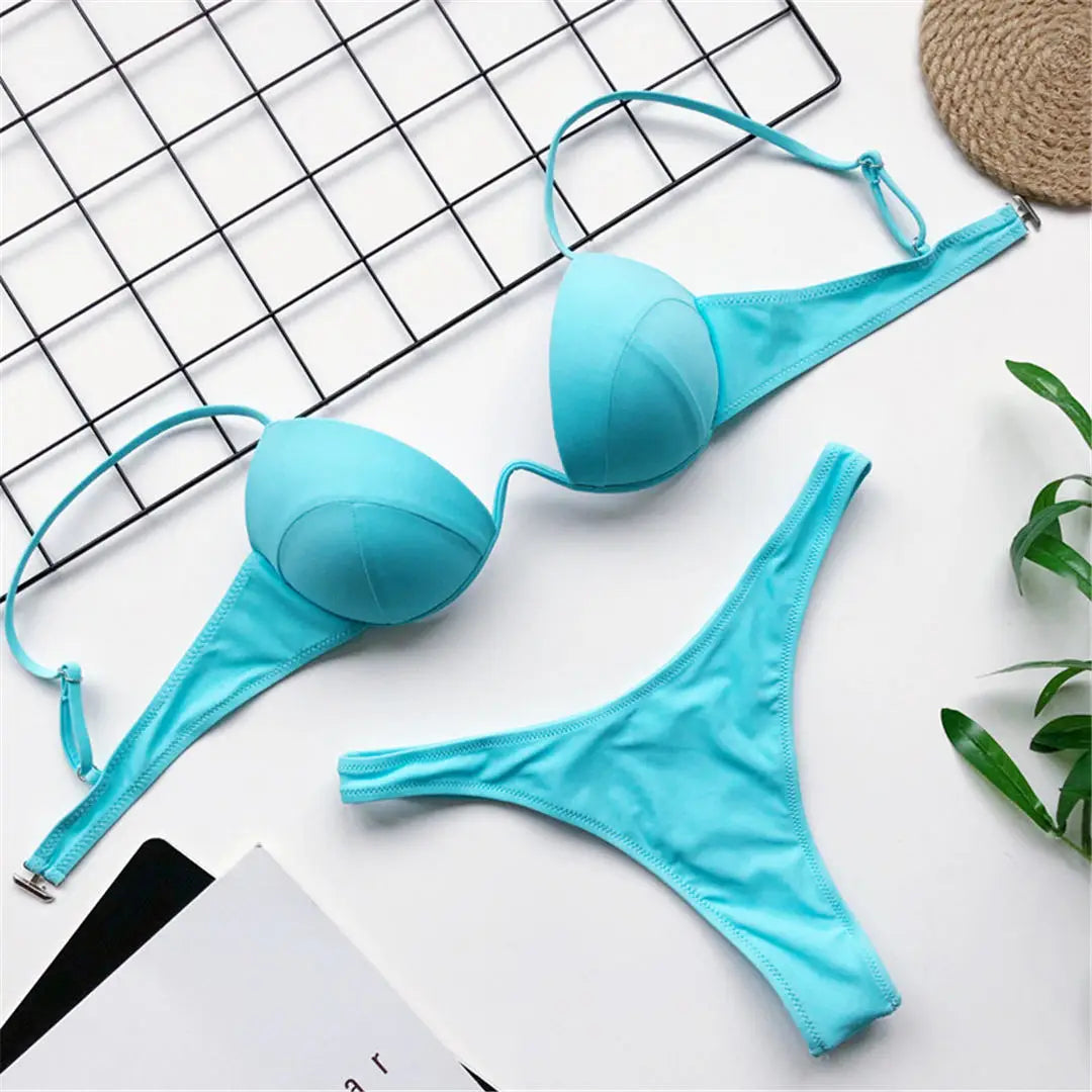 Maillot de bain push-up avec renfort.