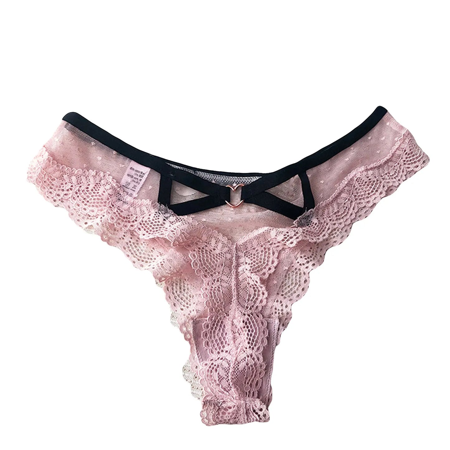 Culottes en dentelle avec des inserts en dentelle