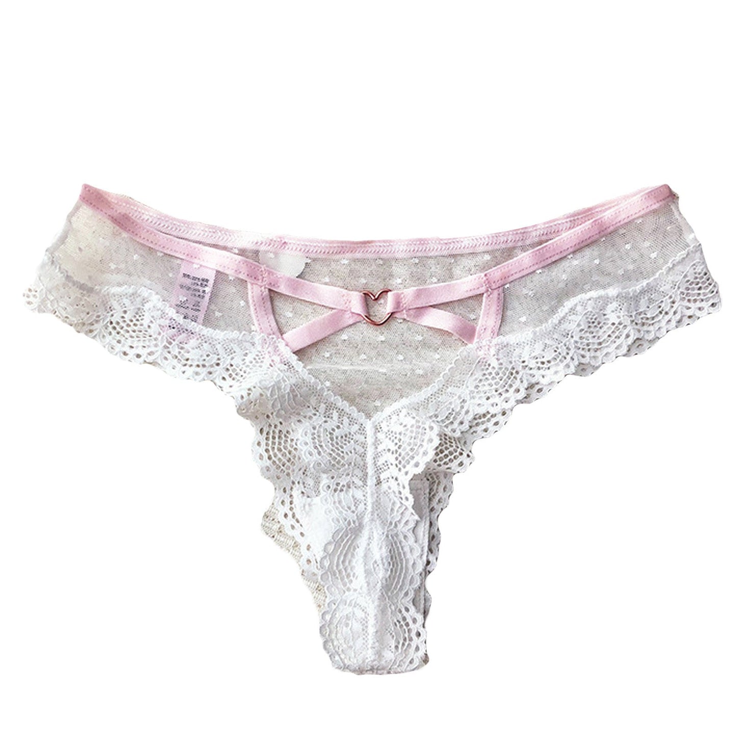 Culottes en dentelle avec des inserts en dentelle