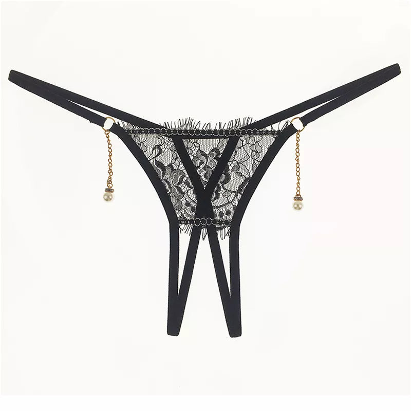 Thong with cutout
