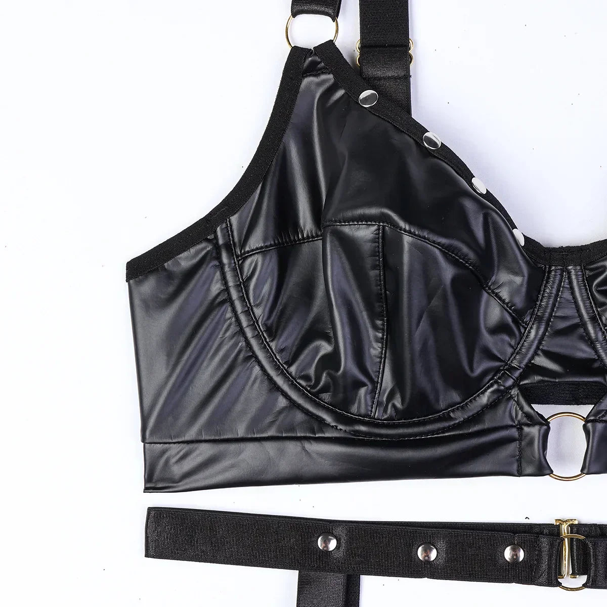 Lingerie set with garter belt
