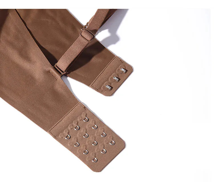 Soutien-gorge push-up sans couture avec bretelles réglables