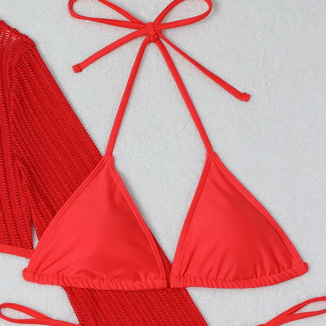 Ensemble de bikini à dos nu