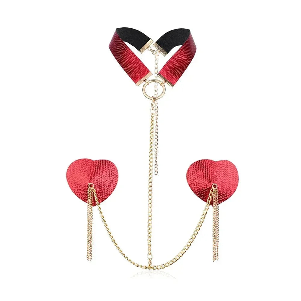Collier avec des tétons