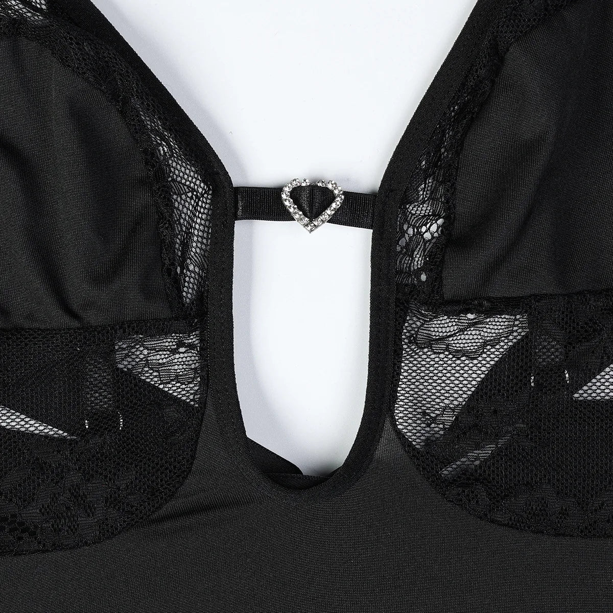 Body sensuel avec un décolleté en V profond