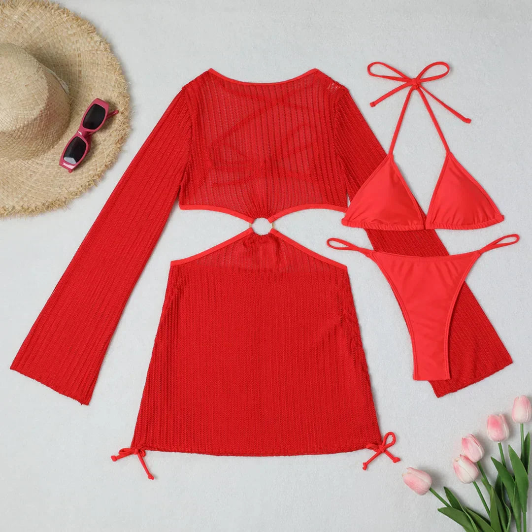 Ensemble de bikini à dos nu