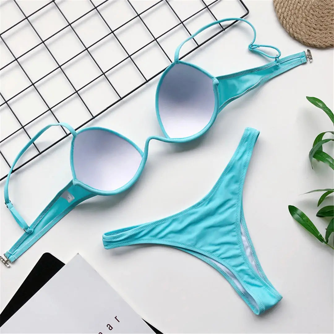 Maillot de bain push-up avec renfort.