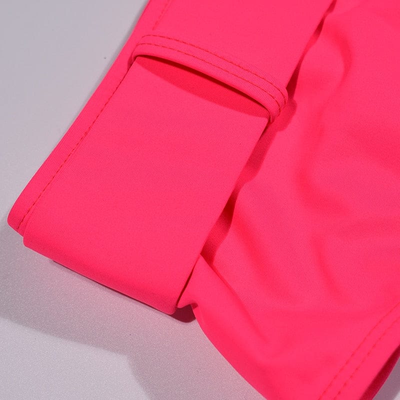 Maillot de bain deux pièces avec culotte taille haute
