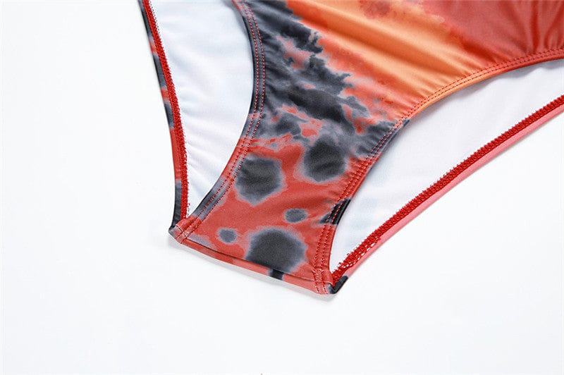 Maillot de bain deux pièces taille haute