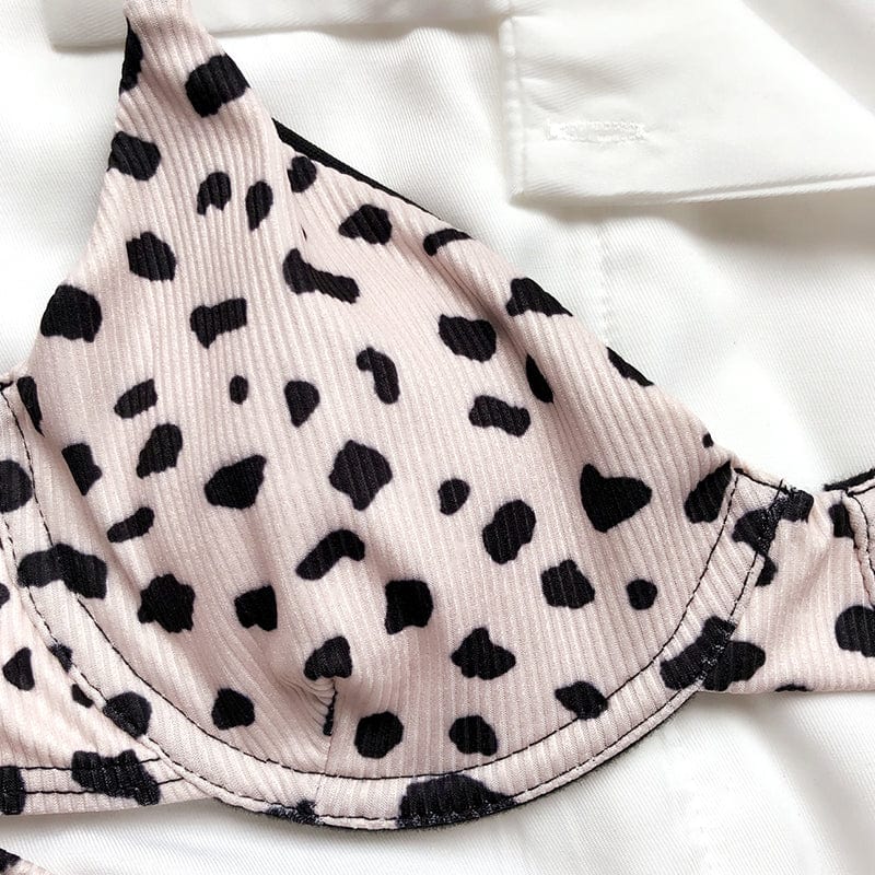 Two-piece bikini with adjustable straps