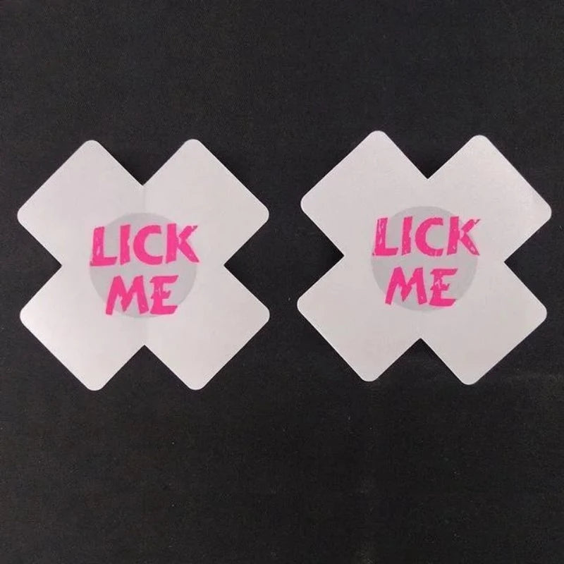 Blanc Cache-tétons Autoadhésif - Lick Me