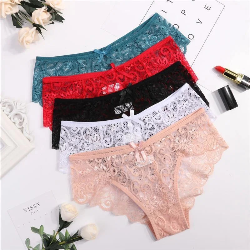 Culottes Femme en Dentelle - Pack de 3