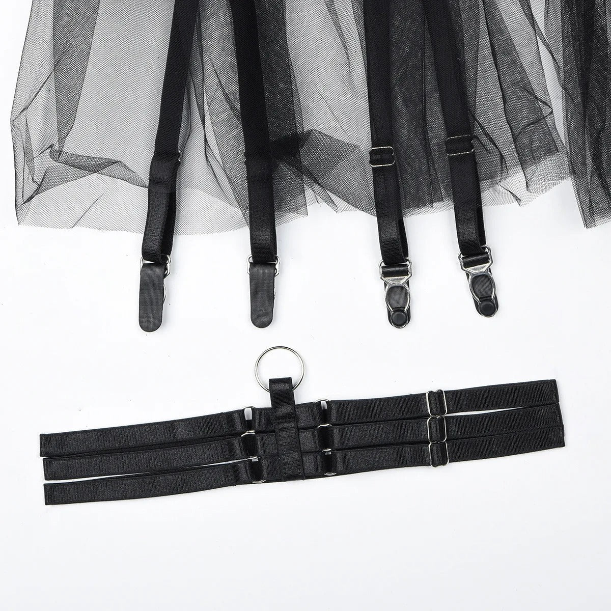 Lingerie set with gloves and choker