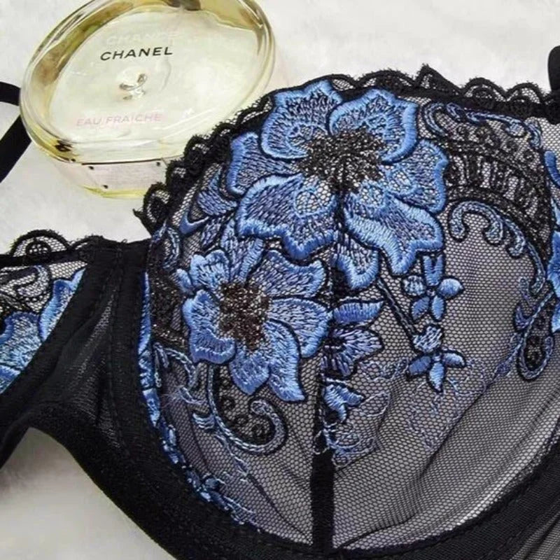 Ensemble de Sous-Vêtements Sexy - Motifs à fleurs