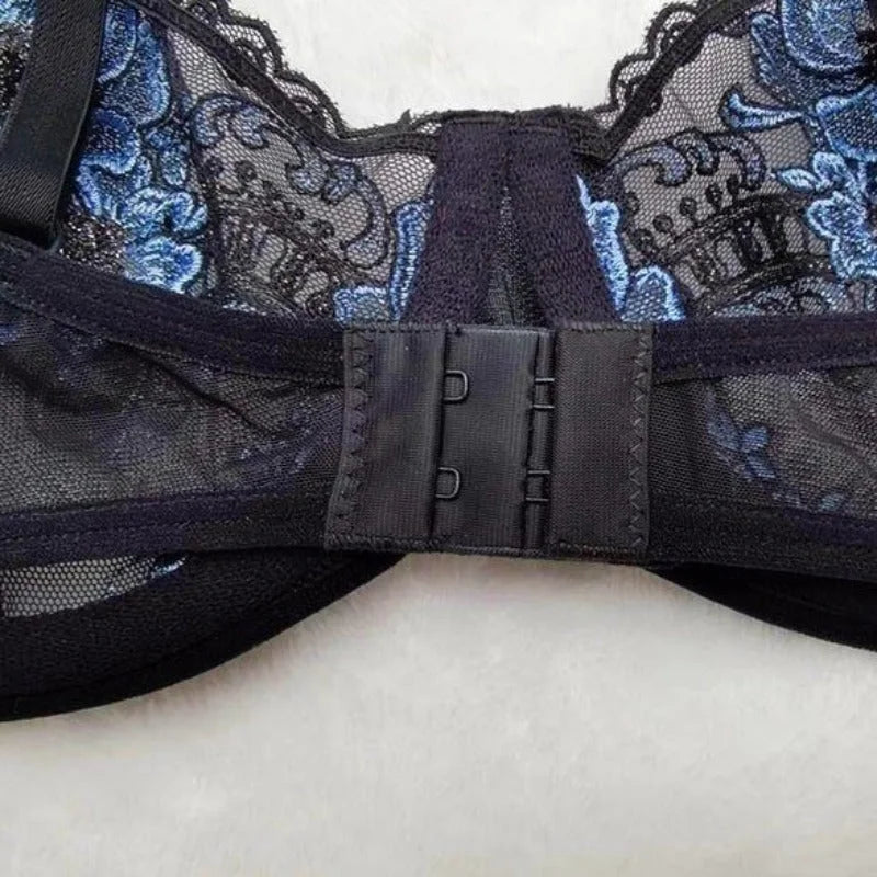 Ensemble de Sous-Vêtements Sexy - Motifs à fleurs