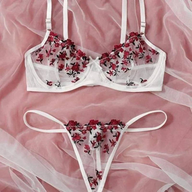 Ensemble Sous-Vêtements Transparents - Lingerie Sexy