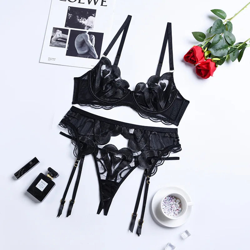 Heart lingerie set