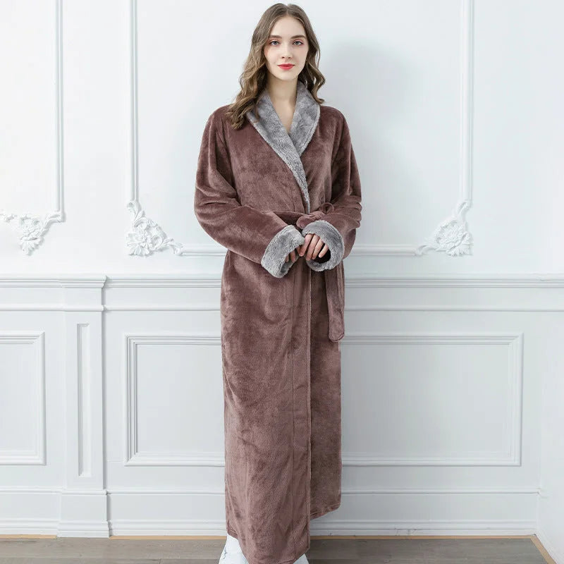 Kimono Féminin - Déshabillé Long et Chaud
