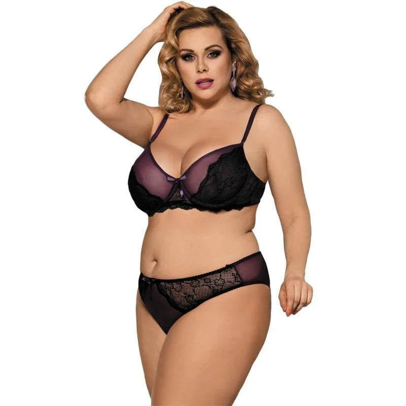 Lingerie Sensuelle en Dentelle - Grande Taille