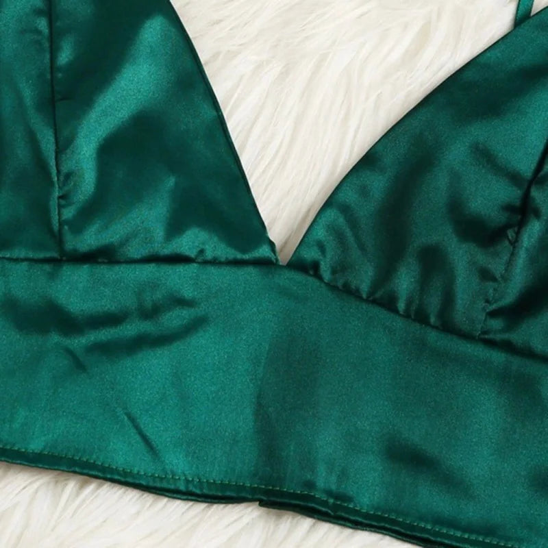 Pyjama Femme - Deux Pièces avec Top Court