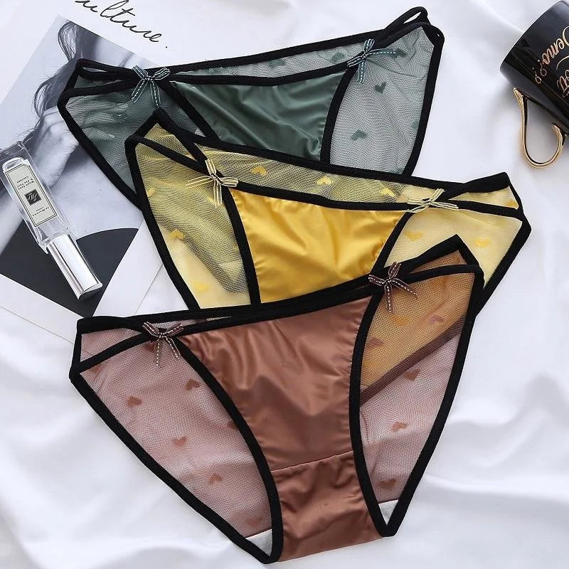 Slip Femme avec Motif Cœur