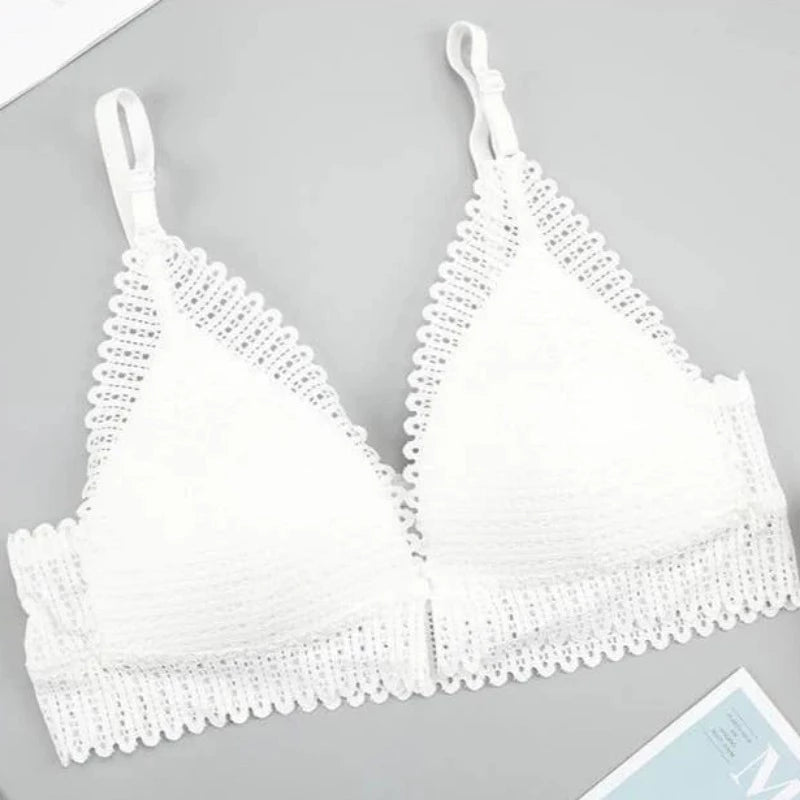 Soutien-gorge en dentelle avec fermeture à l'avant
