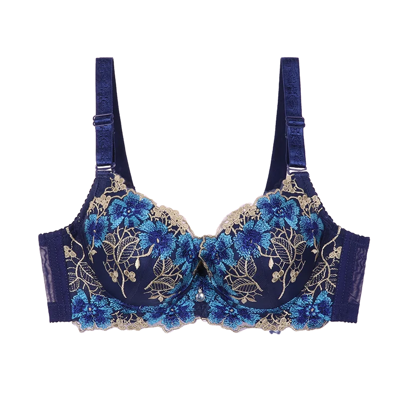 Soutien-gorge push-up en dentelle florale