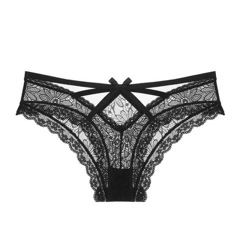 String en Dentelle - Bandes Fines et Nœud