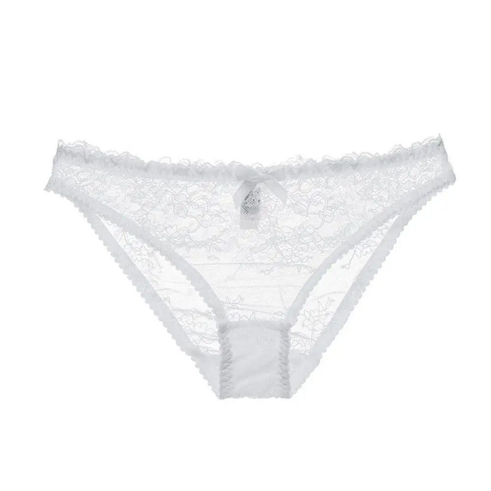 Lace panties with a decorative bow