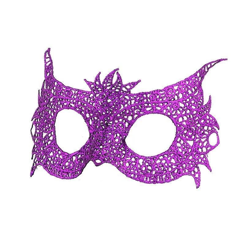 Violet Masque pour les yeux avec un motif hibou