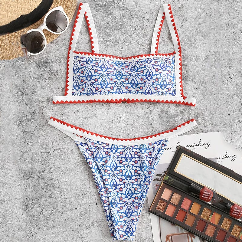 Bikini vintage taille haute