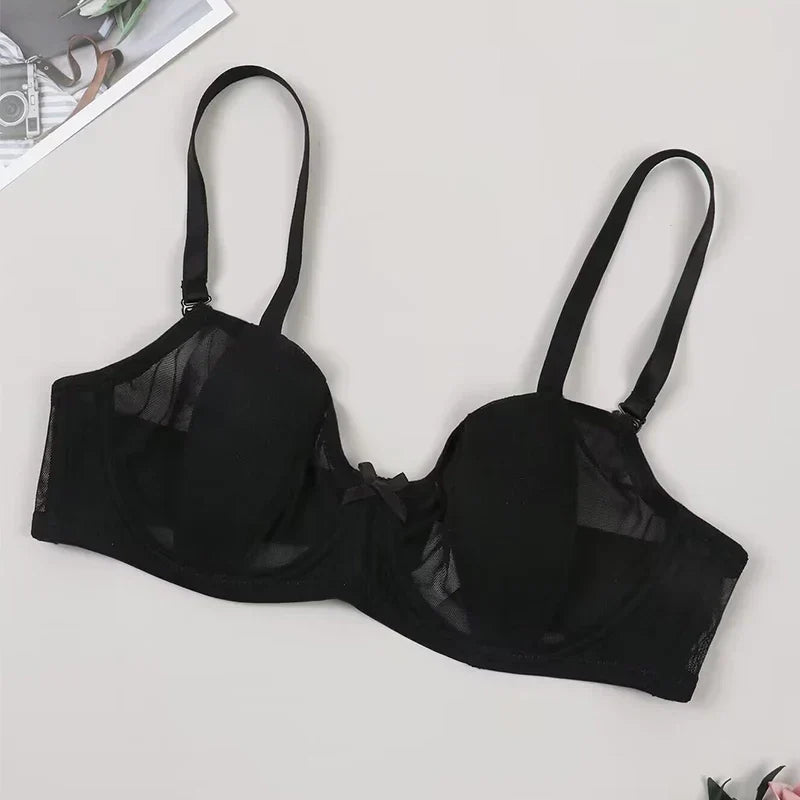 Lace balconette bra