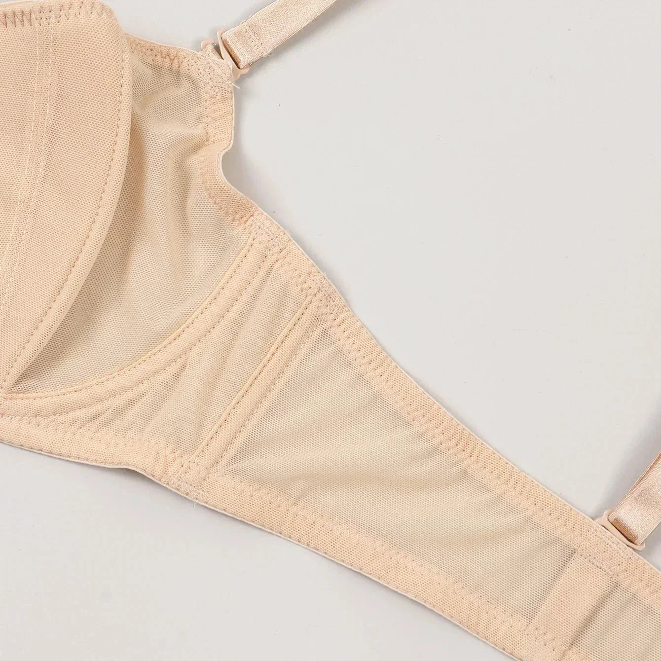 Lace balconette bra