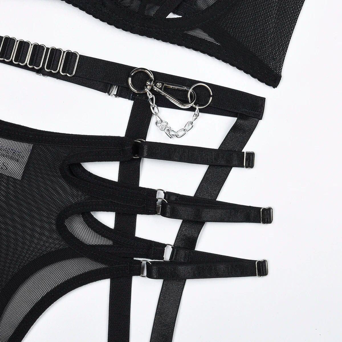 Ensemble de lingerie avec finition en dentelle sur la poitrine