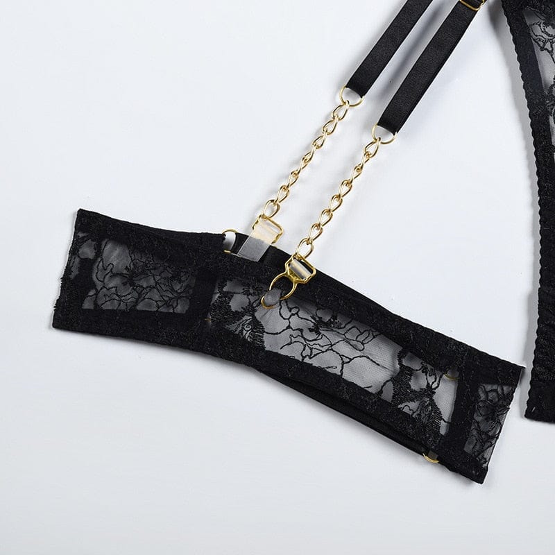Ensemble de lingerie avec des détails en dentelle