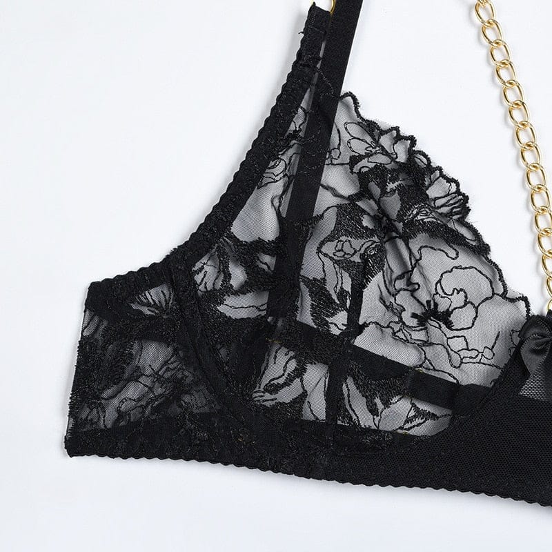 Ensemble de lingerie avec des détails en dentelle