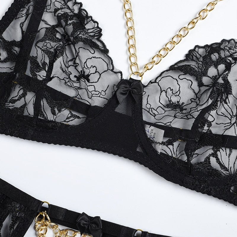 Ensemble de lingerie avec des détails en dentelle