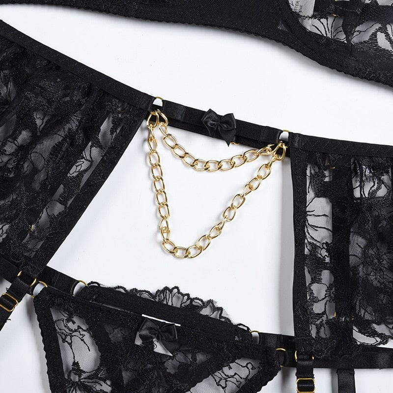 Ensemble de lingerie avec des détails en dentelle